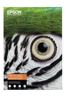 Изображение Папір A2 Epson Fine Art Cotton Textured Bright, 25 арк, , 300 г/м2 (C13S450290)