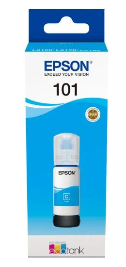 Зображення Контейнер з чорнилом Epson 101 Cyan (C13T03V24A)