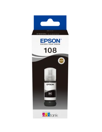 Изображение Контейнер з чорнилом  Epson 108 Black (C13T09C14A)