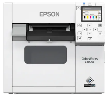 Изображение Принтер для друку етикеток Epson CW-C4000e, матове чорне чорнило (C31CK03102MK)